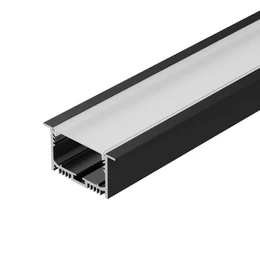Фото #1 товара Профиль SL-LINIA62-F-2000 BLACK (BY) (Arlight, Алюминий)