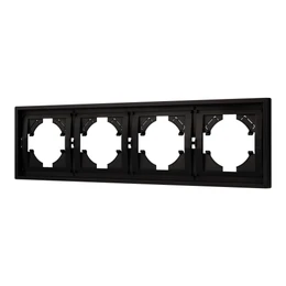 Фото #1 товара Рамка пластиковая FRM-TENDO-PL-4-BK (Arlight, -)