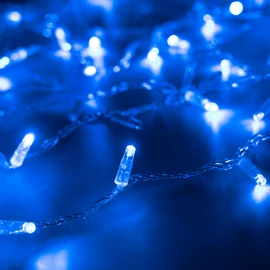Фото #1 товара Светодиодная гирлянда ARD-STRING-CLASSIC-1000-CLEAR-100LED-PULSE Blue (230V, 7W) (Ardecoled, IP65)