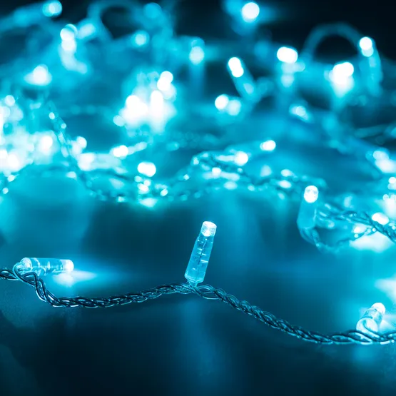 Фото #1 товара Светодиодная гирлянда ARD-STRING-CLASSIC-10000-CLEAR-100LED-STD Azure (230V, 7W) (Ardecoled, IP65)