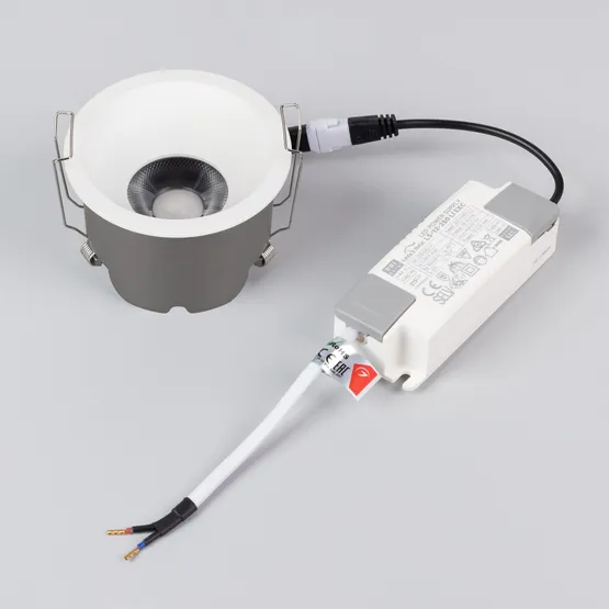 Фото #5 товара Светильник MS-HARBOR-R82-10W Warm2700 (WH, 50 deg, 230V) (Arlight, IP20 Металл, 5 лет)