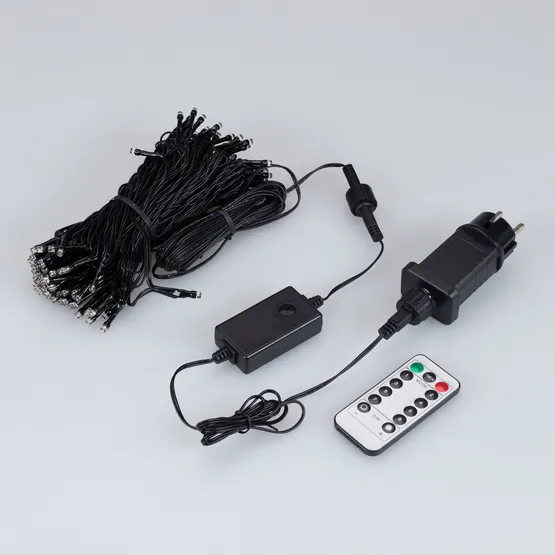 Фото #3 товара Светодиодная гирлянда Нить Смарт ARD-MOOD-CLASSIC-10000-BLACK-100LED Warm (230V, 3W, Tuya Wi-Fi) (Ardecoled, IP65)