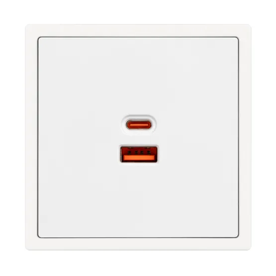 Фото #3 товара ARL NOBE USB Розетка тип A+C софт-тач белый кварц SCT-MUAC-SFPL-FC-WH (65W, QC3) (Arlight, -)