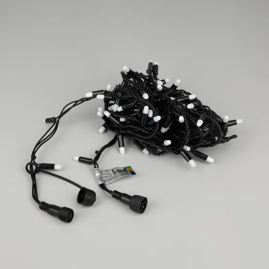 Фото #7 товара Светодиодная гирлянда ARD-STRING-CLASSIC-10000-BLACK-100LED-MILK-SYNC RGB (230V, 6.5W) (Ardecoled, IP65)
