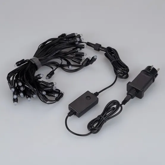 Фото #2 товара Светодиодная гирлянда Нить Смарт ARD-MOOD-CLASSIC-5000-BLACK-26LED RGBY-SPI (230V, 7.5W, Tuya Wi-Fi) (Ardecoled, IP65)
