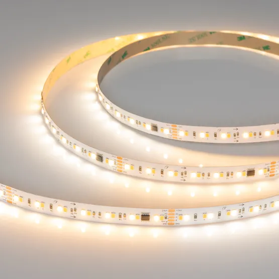 Фото #1 товара Светодиодная лента DMX-A140-12mm 24V Day-MIX-PX14 (14 W/m, IP20, 5m) (Arlight, Изменяемая ЦТ)