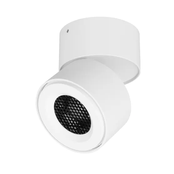 Фото #1 товара Светильник SP-POINT-SURFACE-R85-12W Warm3200-MIX (WH, 36 deg, 230V) (Arlight, IP20 Металл, 5 лет)
