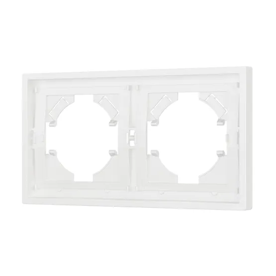 Фото #1 товара Рамка пластиковая FRM-TENDO-SFPL-2-WH (Arlight, -)