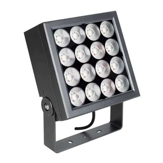 Фото #1 товара Светильник ALT-BLOCK-S220x220-50W Warm3000 (GR, 3 deg, 230V) (Arlight, IP66 Металл, 3 года)