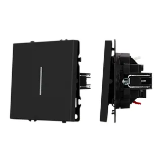 Фото товара Механизм звонкового выключателя LED SWT-NOBE-MKR1-SFPL-L-BK (230V, 10A) (Arlight, Черный оникс)