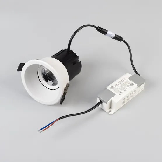 Фото #4 товара Светильник MS-FLOW-BUILT-R85-12W Day4000 (WH, 15 deg, 230V) (Arlight, IP20 Металл, 5 лет)