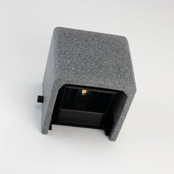 Фото #2 товара Светильник LGD-PERAN-WALL-S120x120-6W Warm3000 (BK, 0-80 deg, 230V) (Arlight, IP65 Бетон, 3 года)