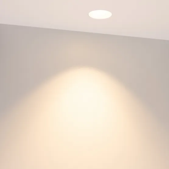 Фото #6 товара Светильник MS-ARADO-TRIMLESS-R75-12W Warm3000 (WH-WH, 55 deg, 230V) (Arlight, IP20 Металл, 5 лет)