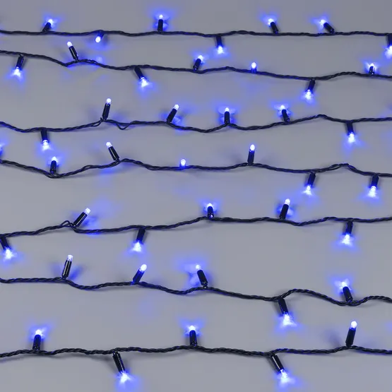 Фото #4 товара Светодиодная гирлянда ARD-STRING-CLASSIC-10000-BLACK-100LED-STD BLUE (230V, 7W) (Ardecoled, IP65)