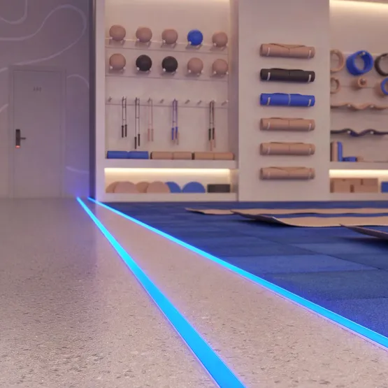 Фото #7 товара Профиль FLOOR22-H27-2000 ANOD (Arlight, Алюминий)