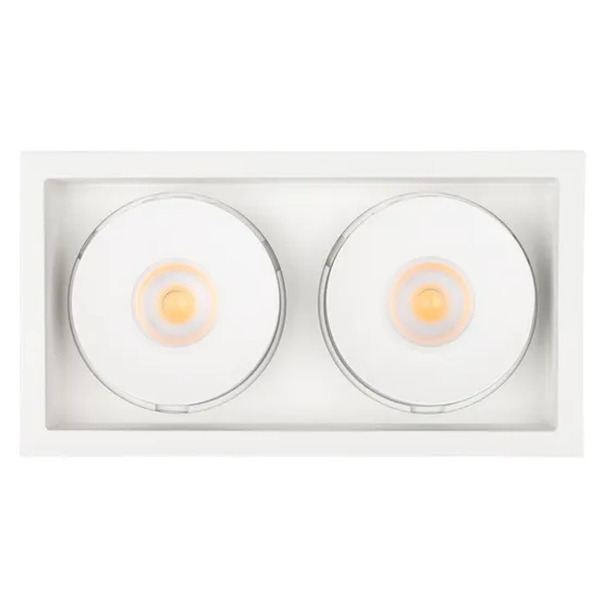 Фото #4 товара Светильник CL-SIMPLE-S148x80-2x9W Warm3000 (WH, 45 deg) (Arlight, IP20 Металл, 3 года)