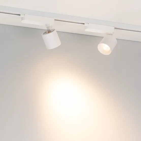 Фото #2 товара Светильник LGD-DYKE-2TR-R60-8W Warm3000 (WH, 20 deg, 230V) (Arlight, IP20 Металл, 5 лет)