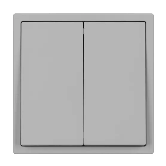 Фото #4 товара Механизм звонкового выключателя двухклавишный SWT-NOBE-MKR2-SFPL-IS (230V, 10A) (Arlight, Никель)