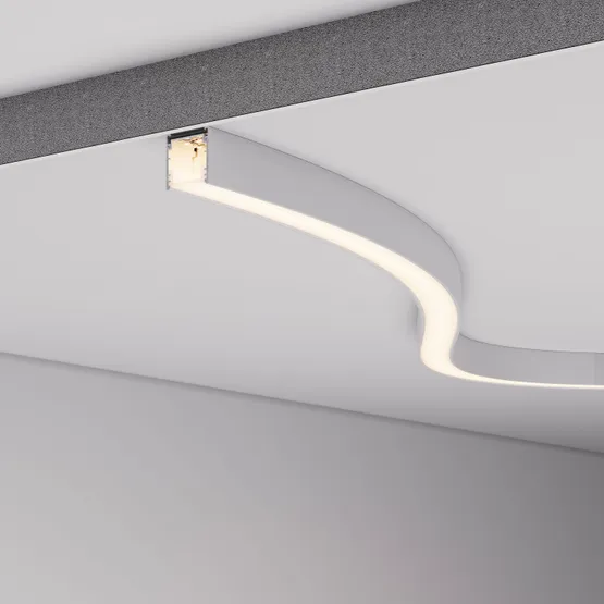 Фото #7 товара Профиль LINE-3535-BENT-SIDE-2000 ANOD (Arlight, Алюминий)