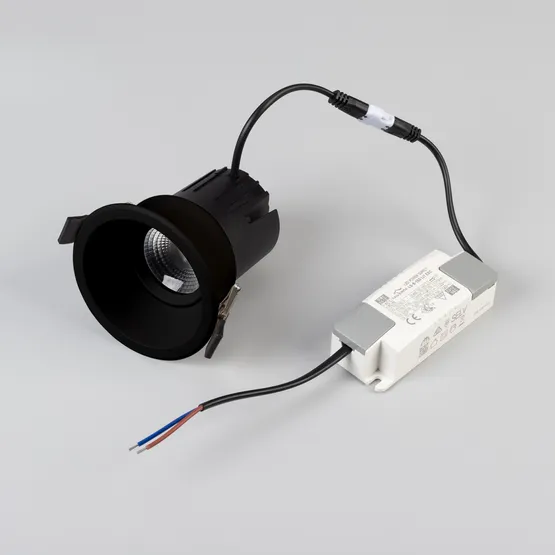 Фото #5 товара Светильник MS-FLOW-BUILT-R85-12W Day4000 (BK, 15 deg, 230V) (Arlight, IP20 Металл, 5 лет)