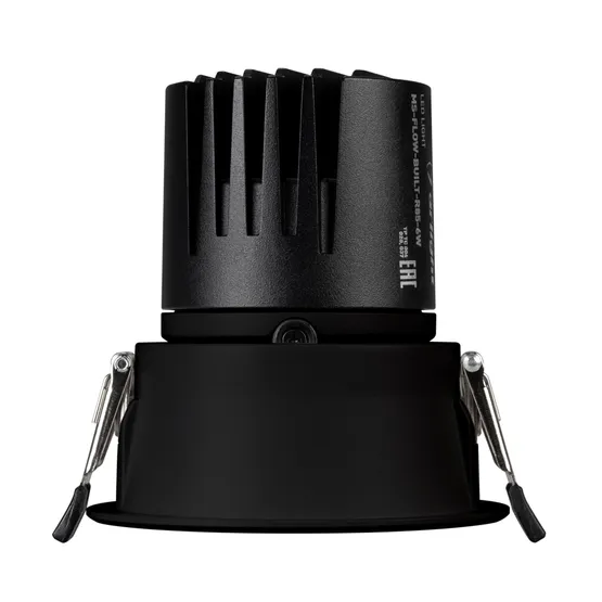 Фото #4 товара Светильник MS-FLOW-BUILT-R85-12W Day4000 (BK, 15 deg, 230V) (Arlight, IP20 Металл, 5 лет)