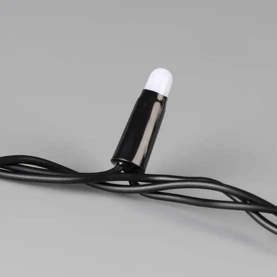 Фото #2 товара Светодиодная гирлянда ARD-STRING-CLASSIC-1000-BLACK-100LED-MILK-PULSE White (230V, 7W) (Ardecoled, IP65)
