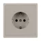 Минифото #3 товара ARL NOBE Розетка зк со шторками софт-тач кашемир SCT-MEU-SFPL-CA (250V, 16A) (Arlight, -)