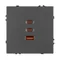 Минифото #2 товара ARL NOBE USB Розетка тип А+С+С софт-тач серый базальт SCT-MUACC-SFPL-FC-GR (65W, QC3) (Arlight, -)