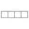 Минифото #3 товара Рамка пластиковая FRM-NOBE-SFPL-4-IS (Arlight, -)