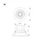 Минифото #2 товара Светильник MS-VORTEX-BUILT-R110-20W Day4000 (WH-WH, 20 deg, 230V) (Arlight, IP20 Металл, 5 лет)