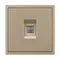 Минифото #4 товара Механизм телефонной розетки SCT-NOBE-MTL1-SFPL-GD (RJ-11, 4C) (Arlight, Золотой песок)