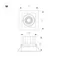 Минифото #2 товара Светильник MS-VORTEX-BUILT-S117x117-20W Day4000 (BK-BK, 20 deg, 230V) (Arlight, IP20 Металл, 5 лет)