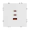 Минифото #4 товара ARL NOBE USB Розетка тип А+С+С софт-тач белый кварц SCT-MUACC-SFPL-FC-WH (65W, QC3) (Arlight, -)